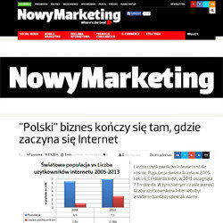 "Polski" biznes kończy się tam, gdzie zaczyna się Internet
