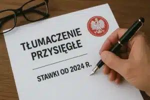 tłumaczenia przysięgłe stawki 2024